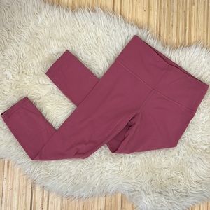 ATHLETA | Pink Cropped Leggings